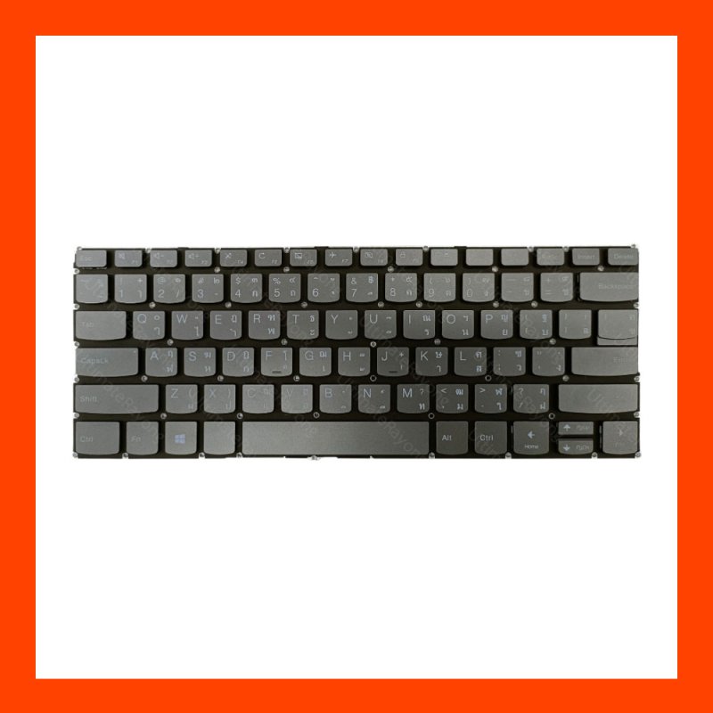 Keyboard Lenovo (Gray)(LED)Yoga530-14IKB,V14-G2,530-14ARR,530S-14IKB,530-14ISK