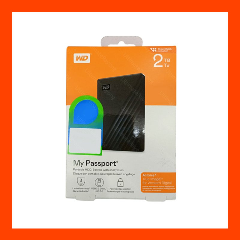 Ext. HDD 2.5 WD My Passport Black 2TB
