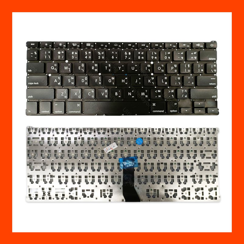 Keyboard Macbook Air 13 inch A1466 (Mid2012-Early2015) Black TH