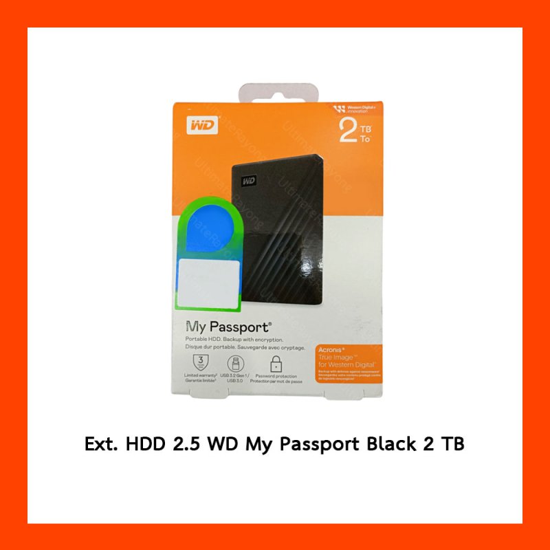 Ext. HDD 2.5 WD My Passport Black 2TB