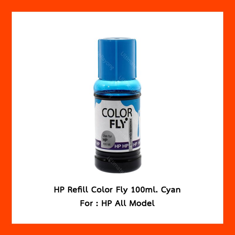 HP Refill Color Fly 100Ml. Cyan