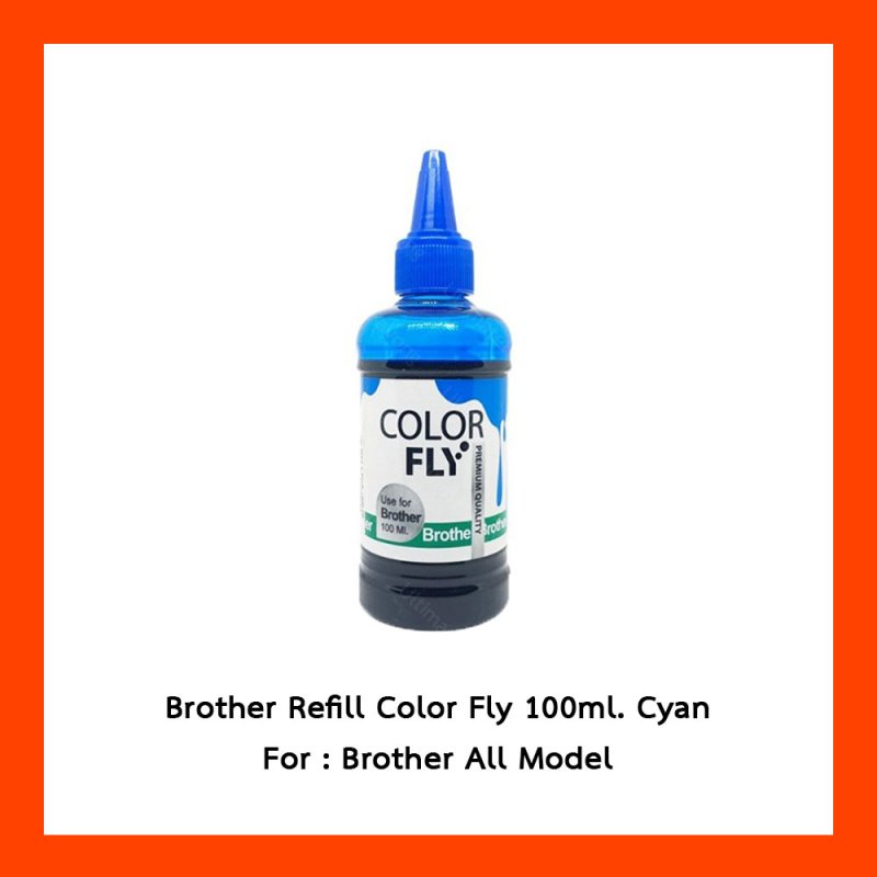 BROTHER Refill Color Fly 100Ml. Cyan