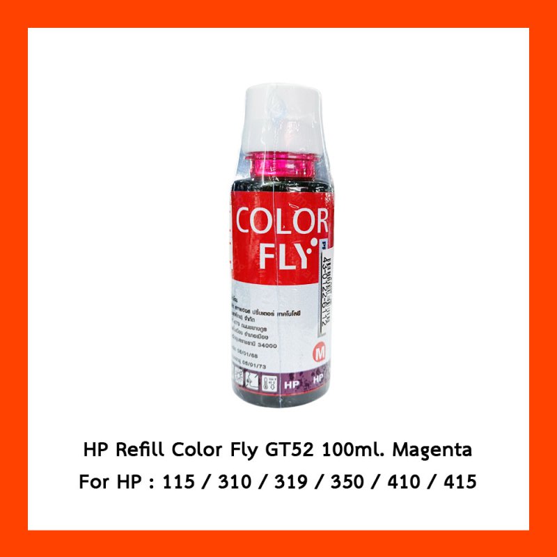 HP Refill Color Fly GT52 100Ml. Magenta