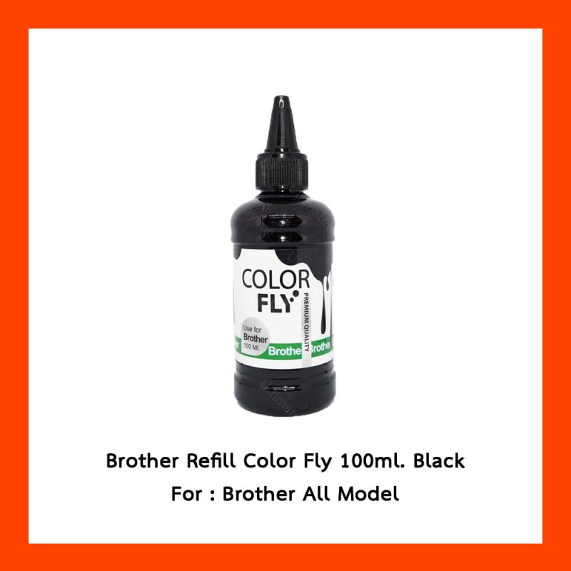 BROTHER Refill Color Fly 100Ml. Black