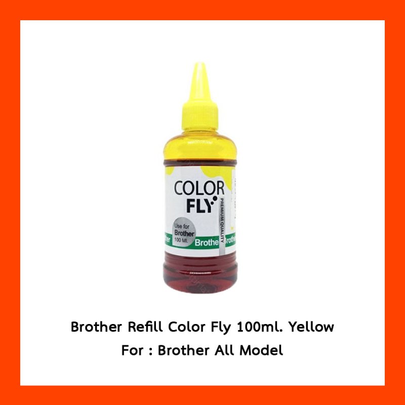 BROTHER Refill Color Fly 100Ml. Yellow