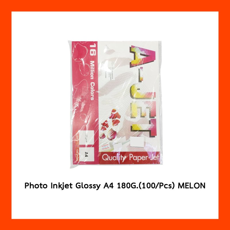 Photo Inkjet A4 180G.(100/Pcs) A-JET