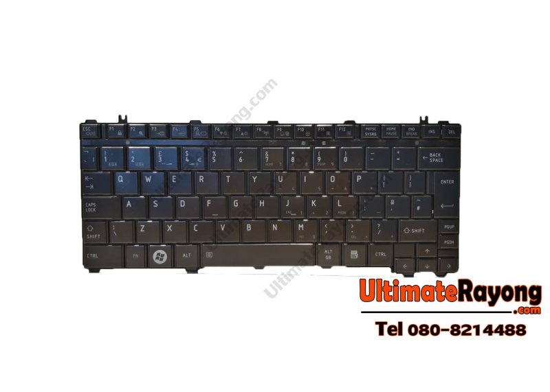 Keyboard Toshiba Satellite U500 Black UK (Big Enter) 