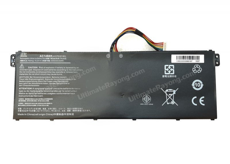 Battery Acer Aspire V5-472 AP13B3K 15.0V-3560mAh Black 