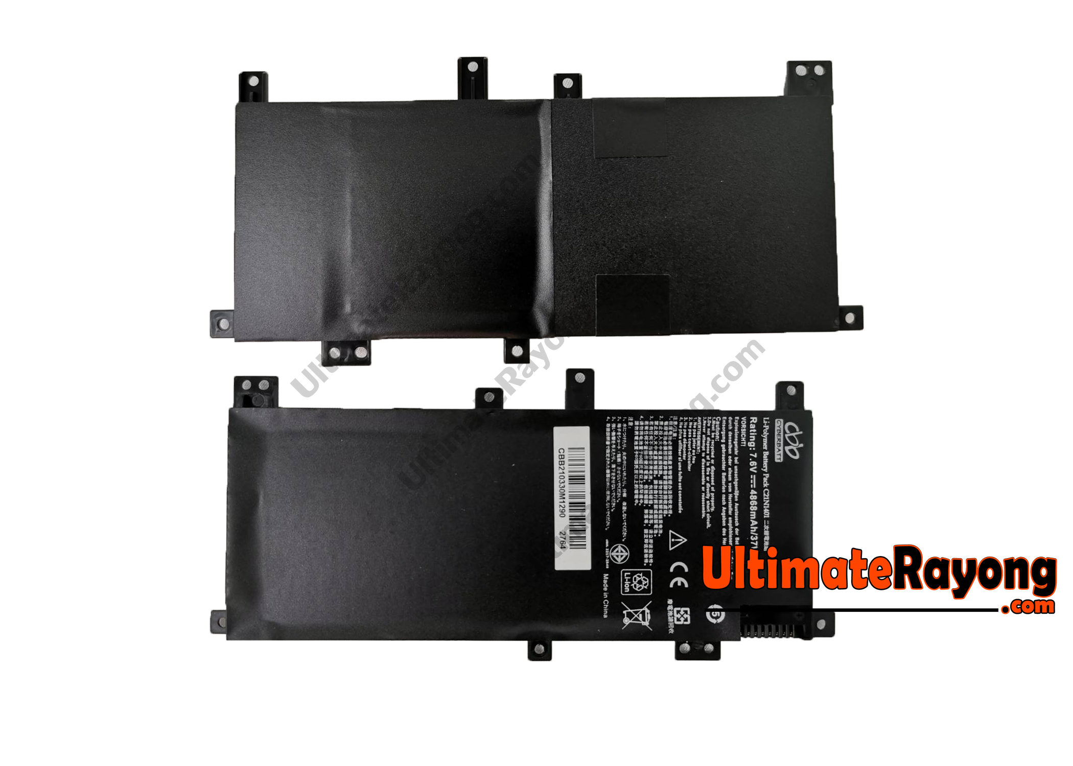 Battery Asus X455 Series C2INI401 7.6V-4868mAh- 37Wh Black (CBB)