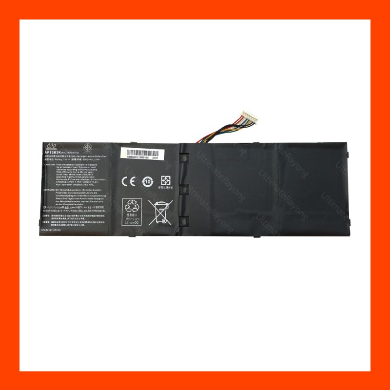 Battery Acer Aspire V3-331 AC14B8K-4S1P : 15.2V-2200mAh Black