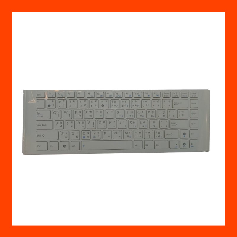 Keyboard ASUS X42DE X42J (น๊อต6ตัว) white TH