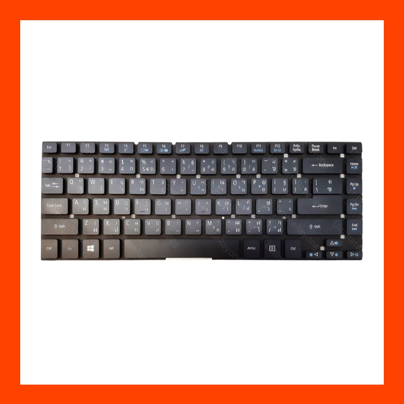Keyboard Acer Aspire 4755 Black TH คีบอร์ดโน๊ตบุ๊ค