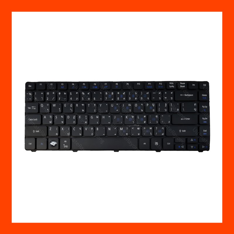 Keyboard Acer Aspire 3810 Black TH คีบอร์ดโน๊ตบุ๊ค