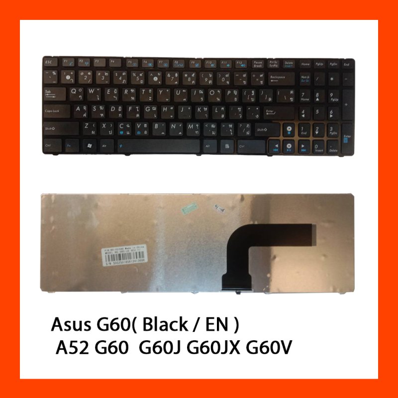 Keyboard Asus G60 K52 K55 N60 Black TH 
