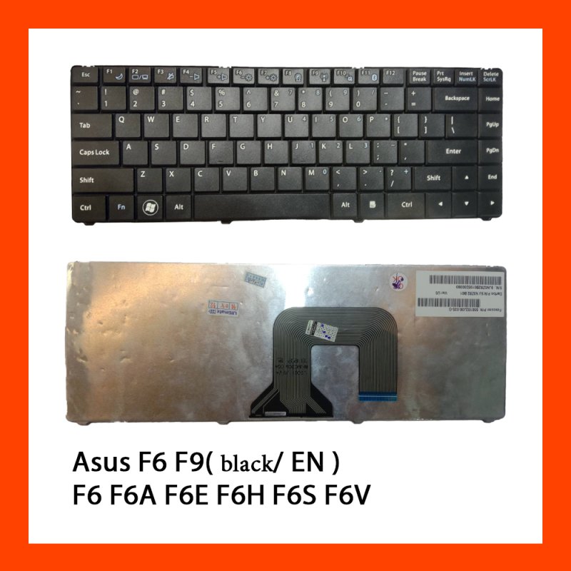Keyboard Asus F6 F9 Series Black US 