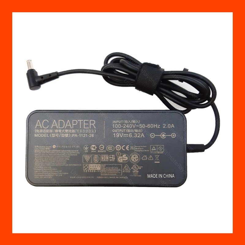 Adapter Asus 19.5V 6.32A 120W (6.0*3.7) ORG Slim