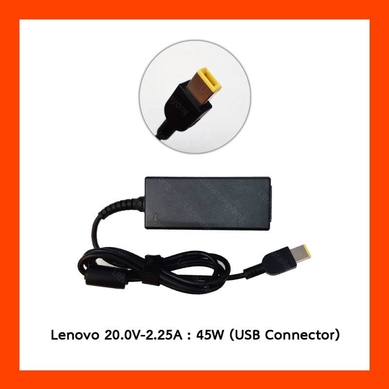 Adapter Lenovo 20.0V 2.25A 45W (USB Connector)