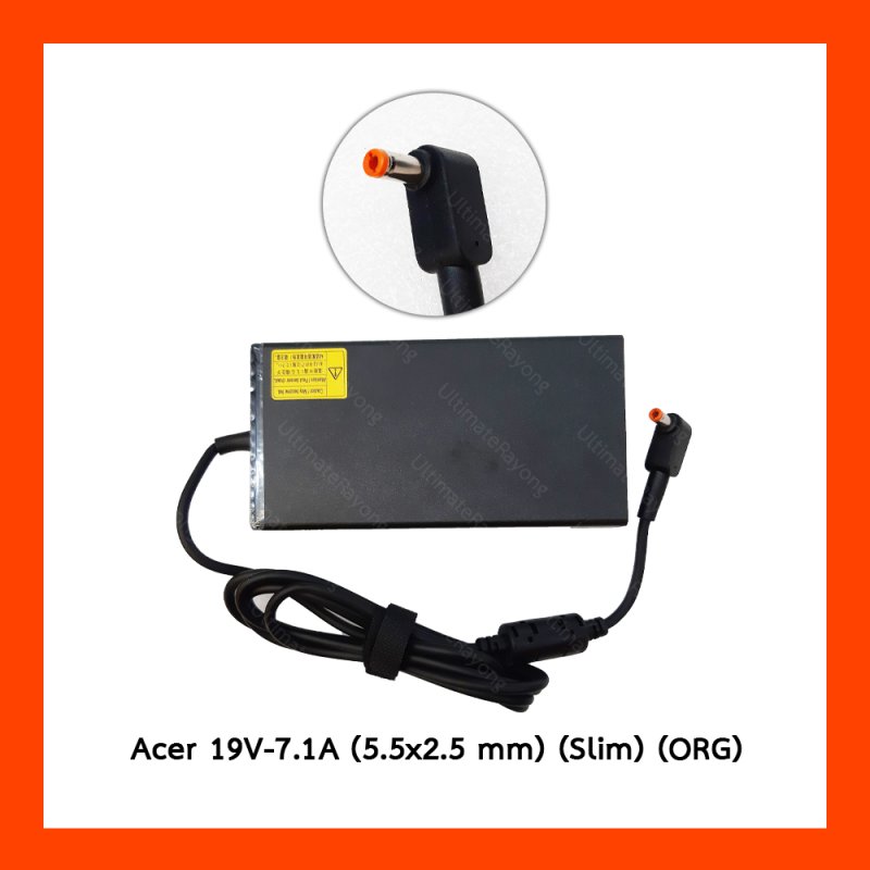 Adapter Acer 19V 7.1A 135W (5.5x2.5)slim ORG
