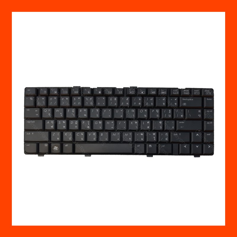 Keyboard HP Pavilion DV6-7000 Black US แป้นอังกฤษ ฟรีสติกเกอร์ ไทย-อังกฤษ