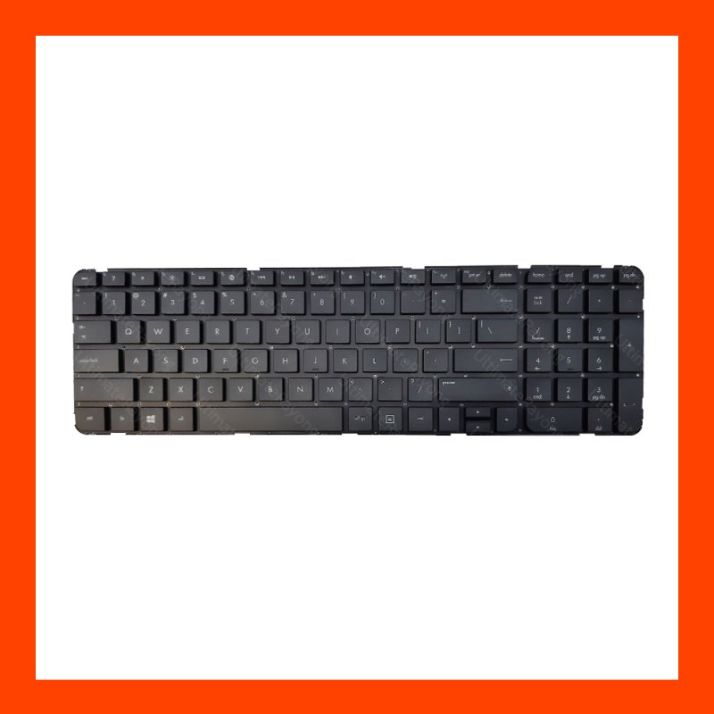 Keyboard HP Pavilion G7-2000 Series Black US With Out Frame แป้นอังกฤษ ฟรีสติกเกอร์ ไทย-อังกฤษ