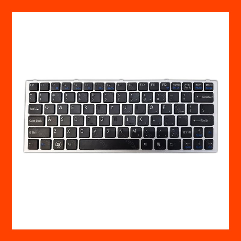 Keyboard Sony Vaio VPC-YA Series Black US แป้นอังกฤษ ฟรีสติกเกอร์ ไทย-อังกฤษ