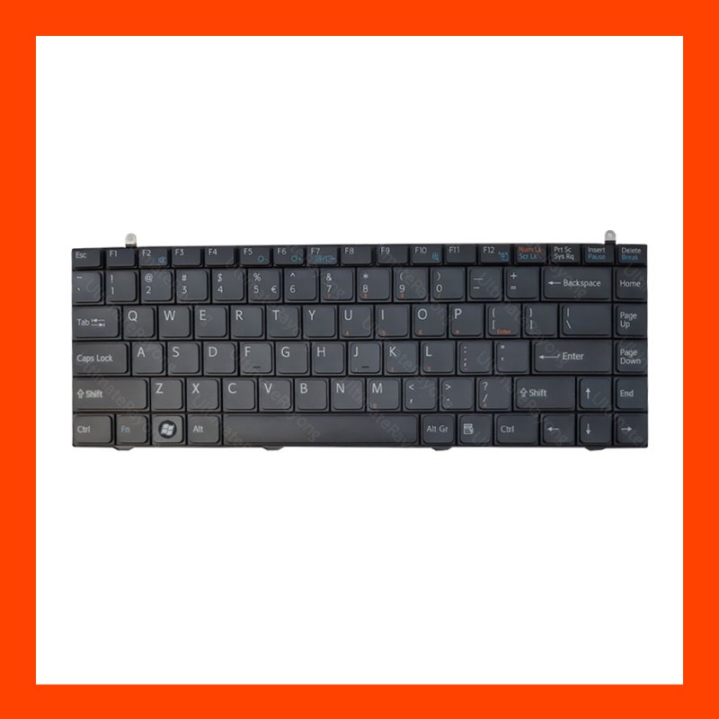 Keyboard Sony Vaio FZ Series Black US แป้นอังกฤษ ฟรีสติกเกอร์ ไทย-อังกฤษ