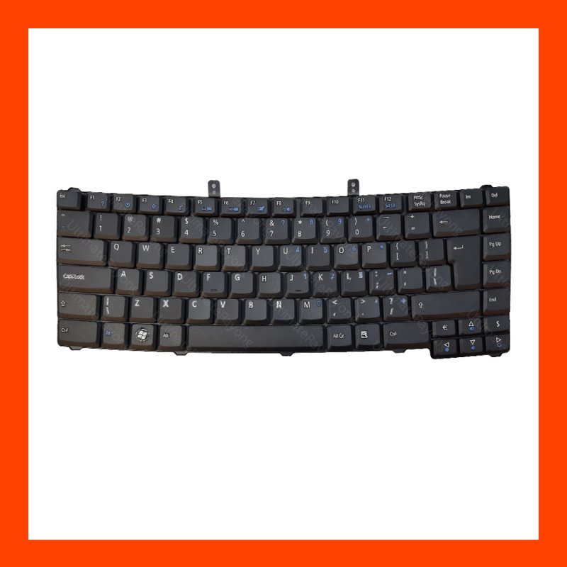 Keyboard Acer Travelmate 4720 Black US English คีบอร์ดโน๊ตบุ๊ค แป้นอังกฤษ ฟรีสติกเกอร์ ไทย-อังกฤษ