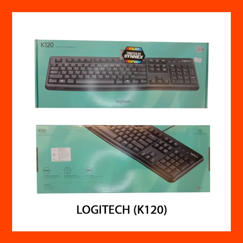 USB Keyboard LOGITECH (K120) Black