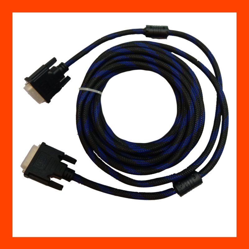 Cable Display DVI TO DVI 24+1 M/M (5M) สายถัก Glink