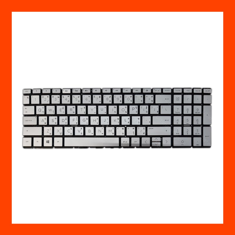 Keyboard HP 15-DA,15-DB,15-CX,15-CS,15-DK,15-DF Silver (LED)