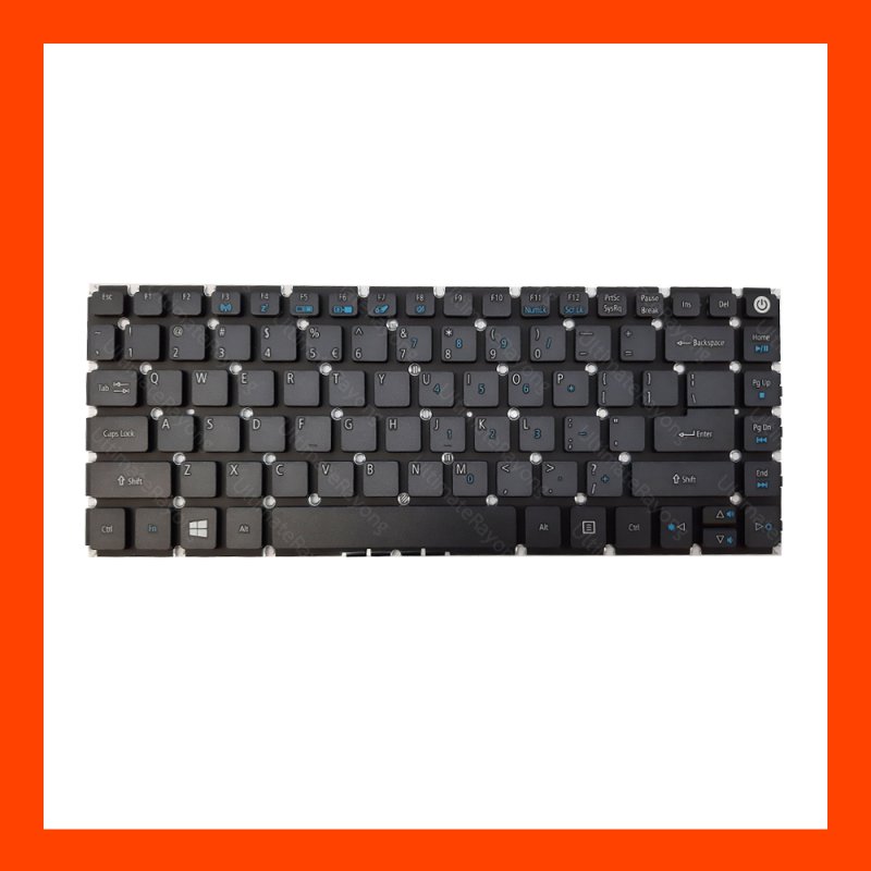 Keyboard Acer Aspire E5-432G Black EN คีบอร์ดโน๊ตบุ๊ค ฟรีสติกเกอร์ไทย-อังกฤษ