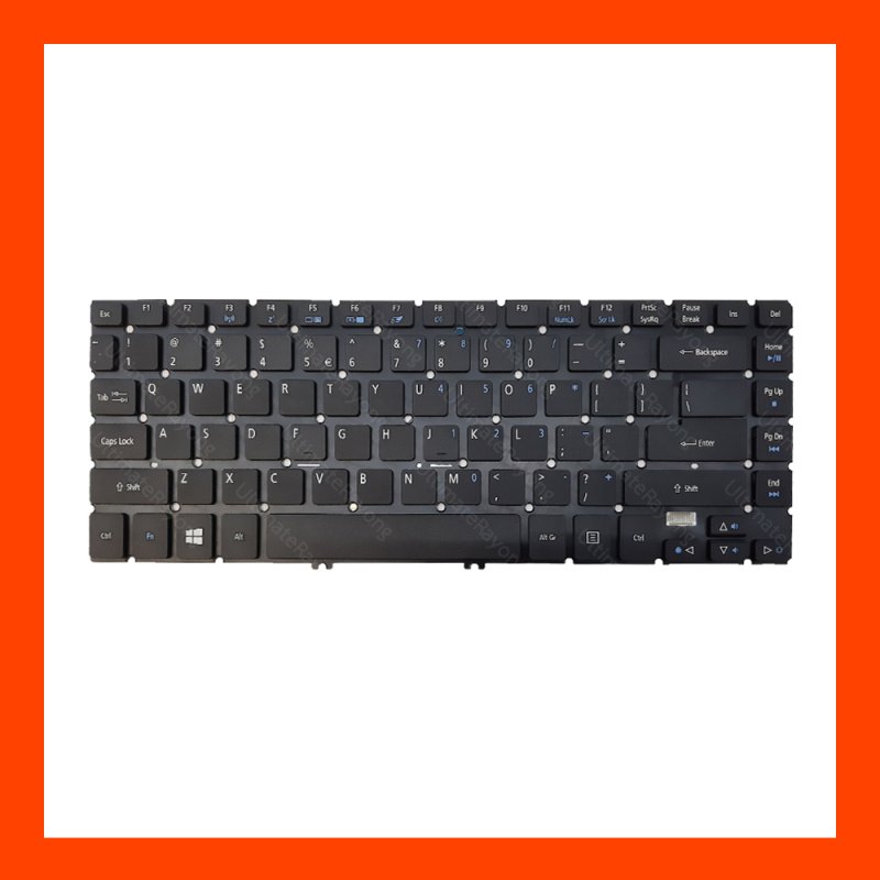 Keyboard Acer Aspire V5-472 Black US คีบอร์ดโน๊ตบุ๊ค แป้นอังกฤษ ฟรีสติกเกอร์ ไทย-อังกฤษ