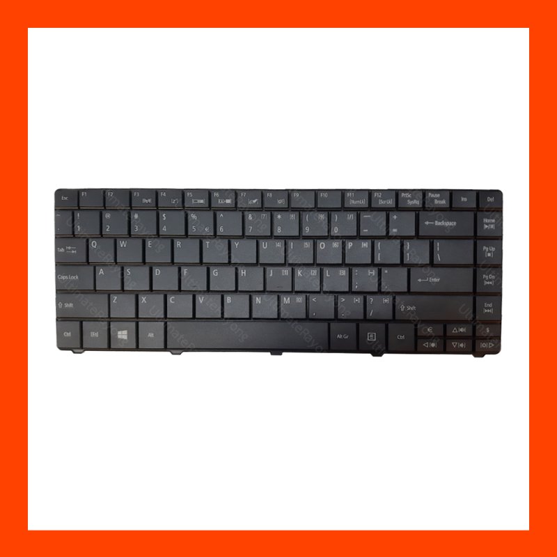 Keyboard Acer Aspire E1-421G Black US แป้นอังกฤษ ฟรีสติกเกอร์ ไทย-อังกฤษ