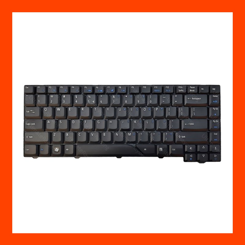 Keyboard Acer Aspire 4520 Black US คีบอร์ดโน๊ตบุ๊ค แป้นอังกฤษ ฟรีสติกเกอร์ ไทย-อังกฤษ