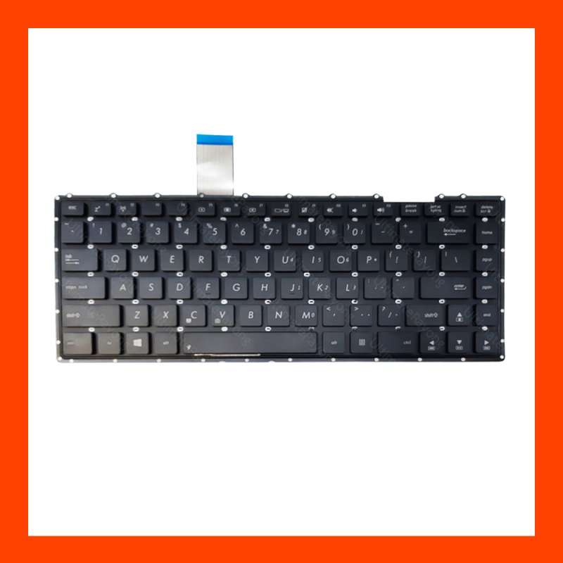 Keyboard Asus K450J Black US แป้นอังกฤษ ฟรีสติกเกอร์ ไทย-อังกฤษ