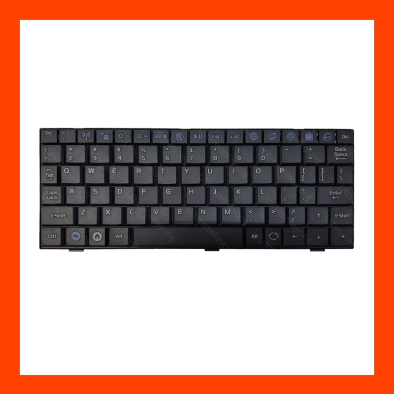 Keyboard Asus EEE PC 700 Series Black US แป้นอังกฤษ ฟรีสติกเกอร์ ไทย-อังกฤษ