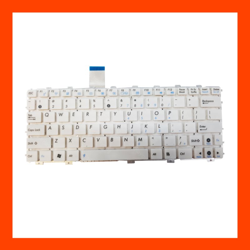 Keyboard Asus EEE PC1015 Series White US แป้นอังกฤษ ฟรีสติกเกอร์ ไทย-อังกฤษ