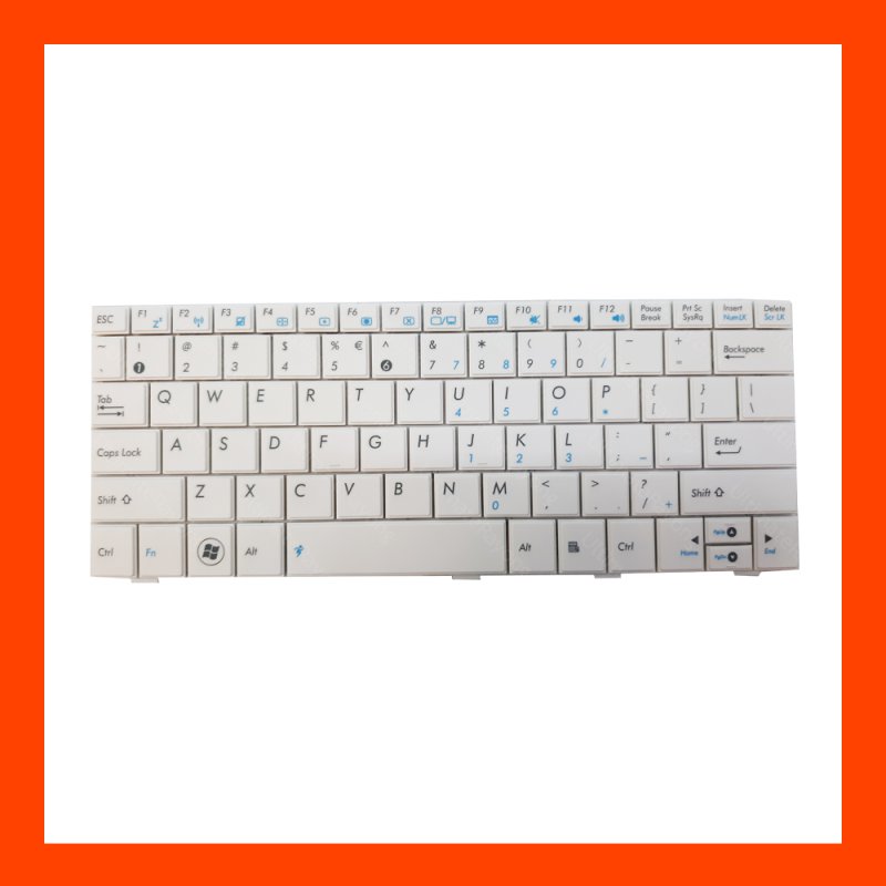 Keyboard Asus EEE PC1005HA Series White US แป้นอังกฤษ ฟรีสติกเกอร์ ไทย-อังกฤษ