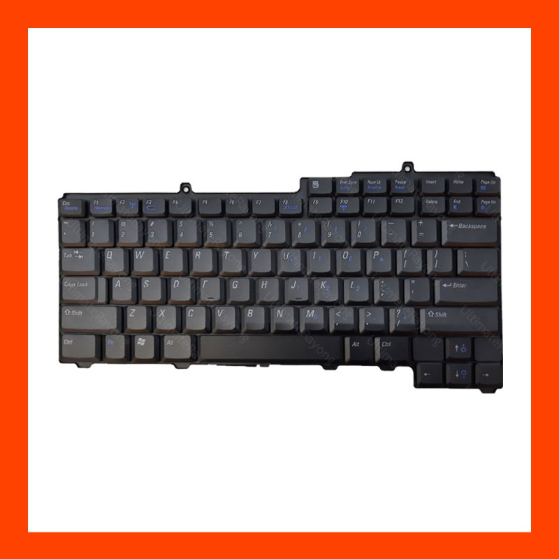 Keyboard Dell Latitude D520 Series Black US แป้นอังกฤษ ฟรีสติกเกอร์ ไทย-อังกฤษ