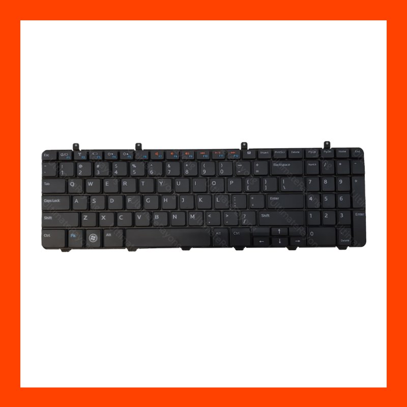 Keyboard Dell Inspiron 1564 Black US แป้นอังกฤษ ฟรีสติกเกอร์ ไทย-อังกฤษ