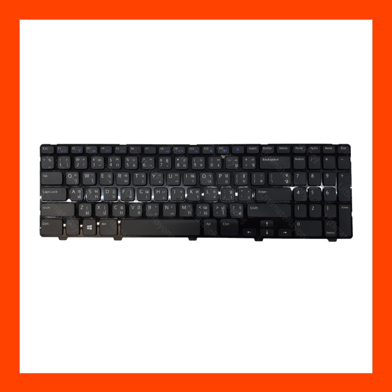 Keyboard Dell Inspiron 15-3521 Black TH 