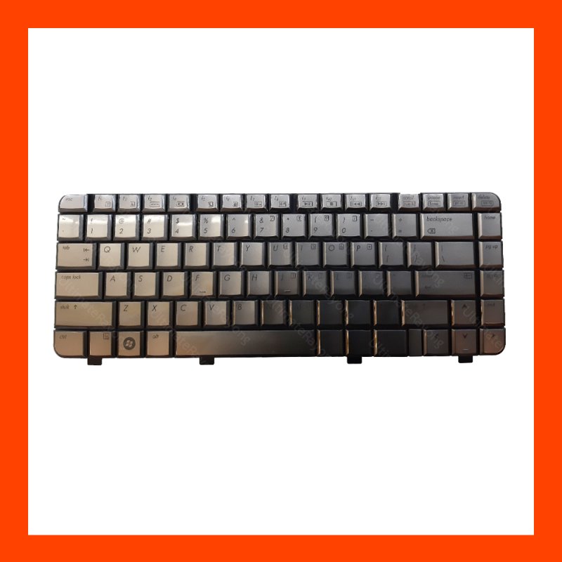 Keyboard HP Compaq Pavilion DV4 Copper US แป้นอังกฤษ ฟรีสติกเกอร์ ไทย-อังกฤษ