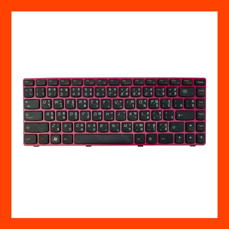 Keyboard Lenovo Ideapad V370 Pink TH 