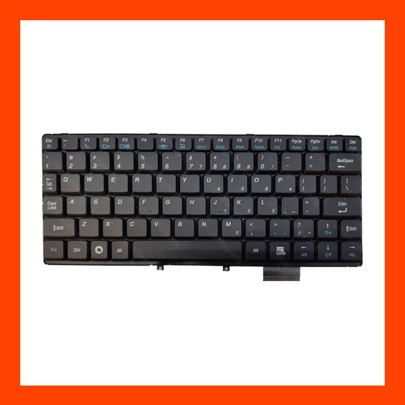Keyboard Lenovo Ideapad S9 Black US แป้นอังกฤษ ฟรีสติกเกอร์ ไทย-อังกฤษ