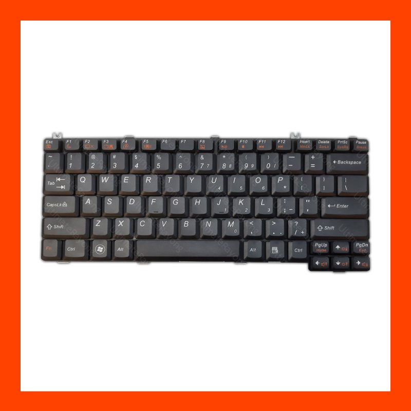 Keyboard Lenovo Ideapad G430 Black US แป้นอังกฤษ ฟรีสติกเกอร์ ไทย-อังกฤษ