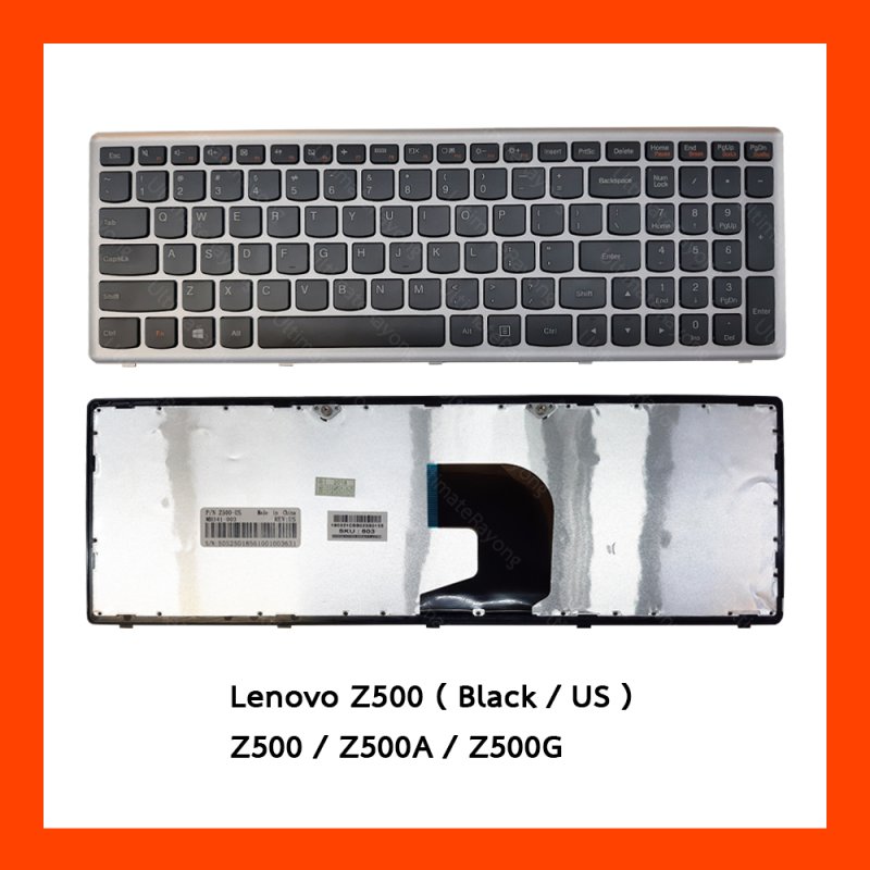 Keyboard Lenovo Z500 Black th