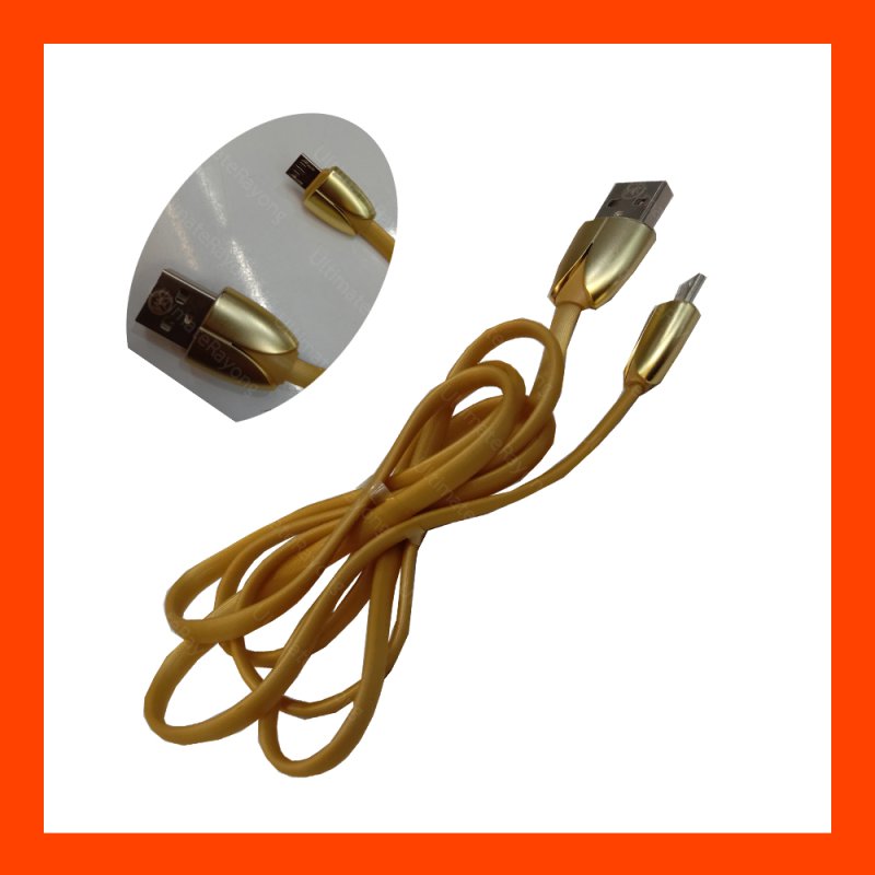 CHARGING CABLE WDC-002 Micro USB Cicada's wing (Gold) 