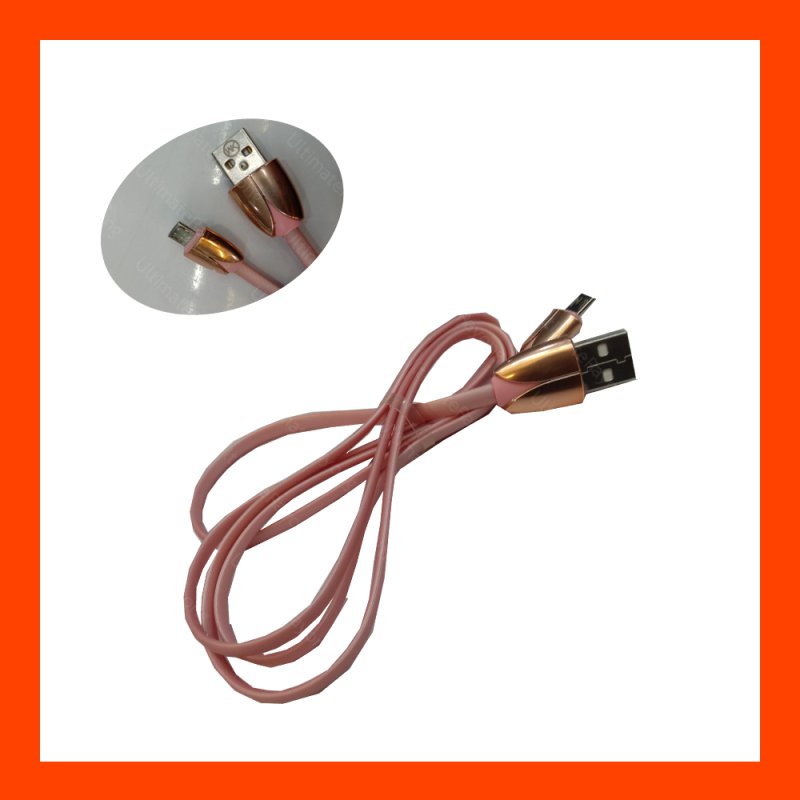 CHARGING CABLE WDC-002 Micro USB Cicada's wing (Rose Gold) 