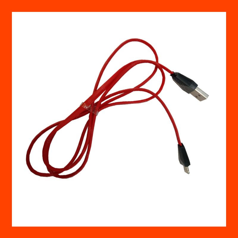 CHARGING CABLE WDC-020 Lightning Alien (Red) 