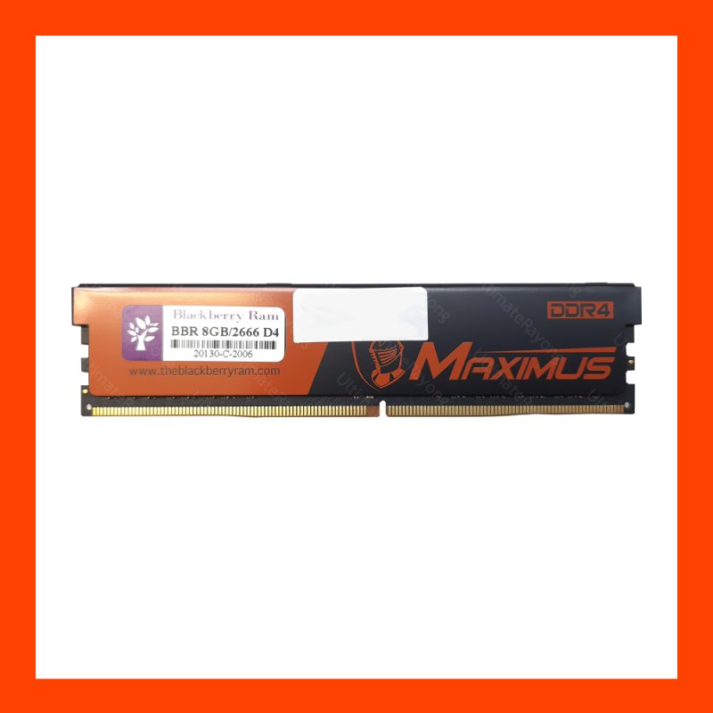 DDR4 8GB/2666MHz Black Berry MAXIMUS